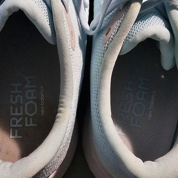 New Balance Women's Fresh Foam Running Shoes - Light Blue - Picture 3 of 8